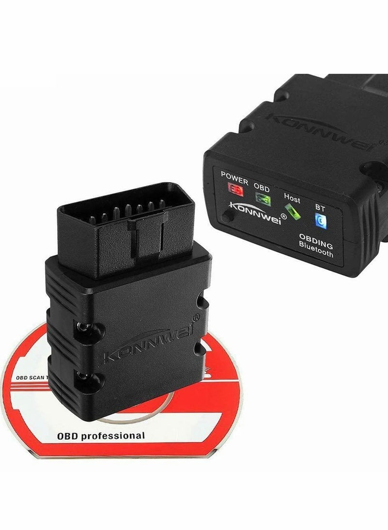 OBD2 Bluetooth Scanner, Bluetooth Wireless OBD-II Car Auto Diagnostic Scan Tools - Image 5